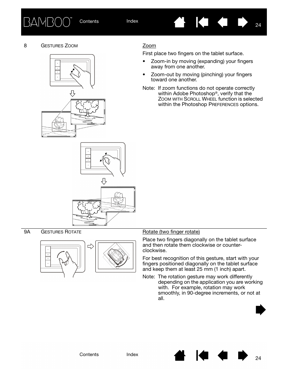 8 9a | Wacom BAMBOO CTL-460 User Manual | Page 24 / 90