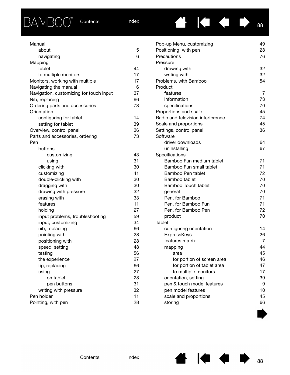 Wacom BAMBOO CTL-460 User Manual | Page 88 / 90