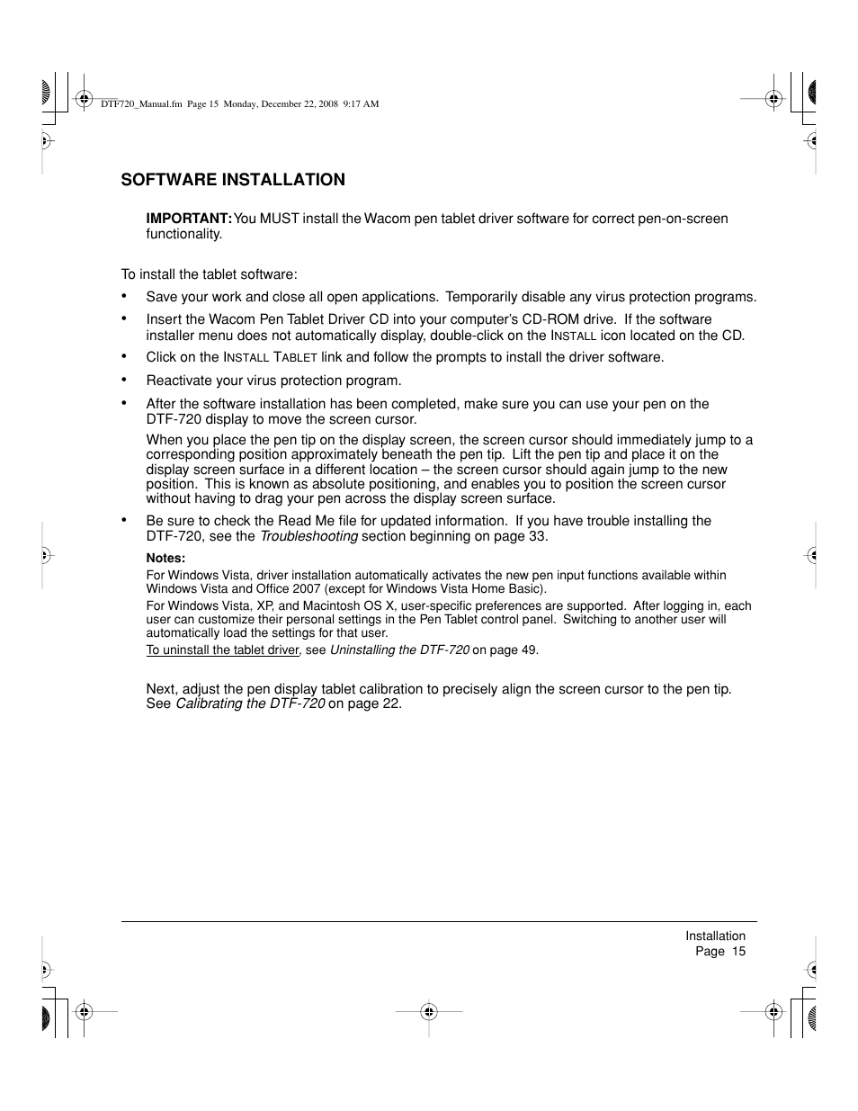 Wacom DTF-720 User Manual | Page 17 / 60