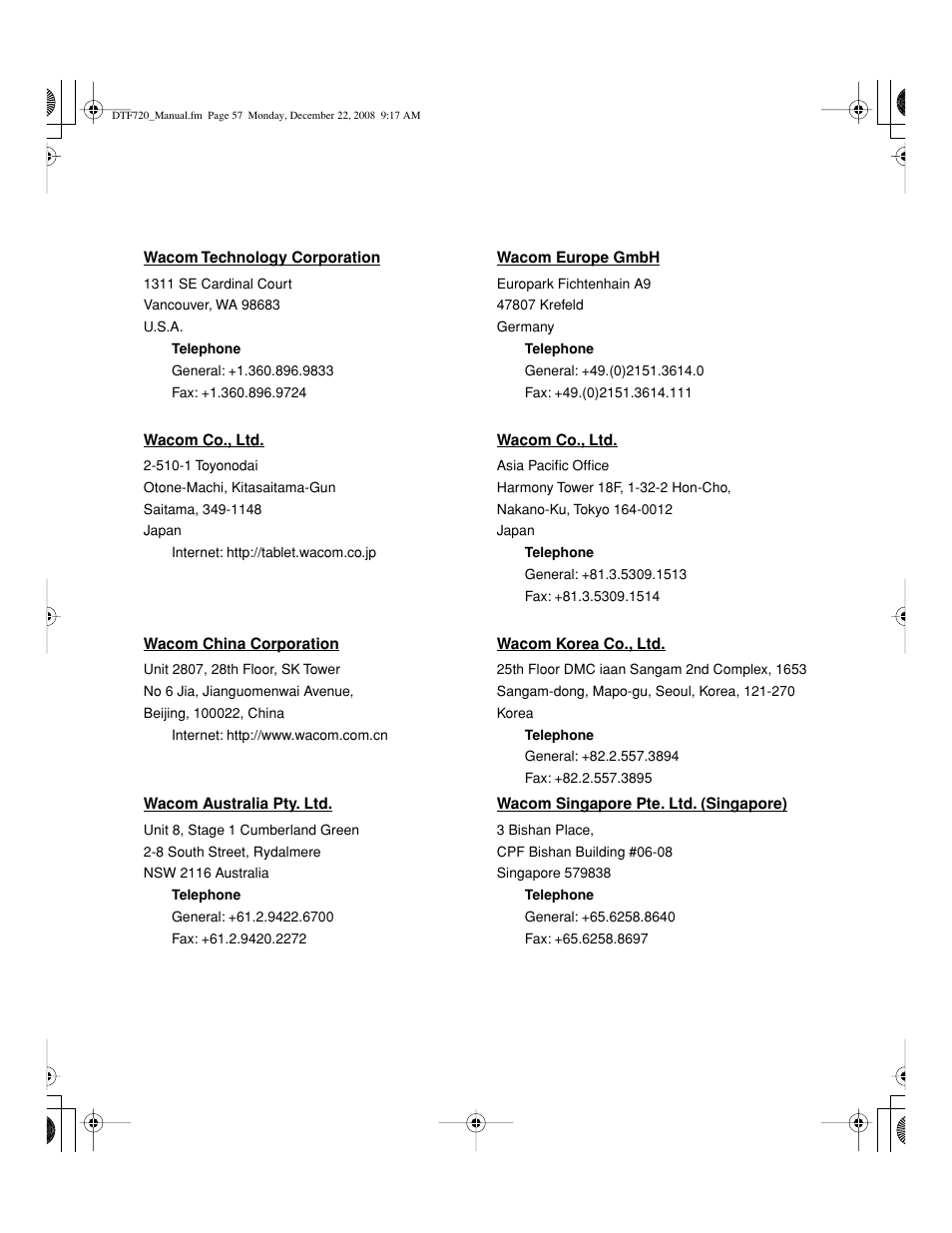 Wacom DTF-720 User Manual | Page 59 / 60