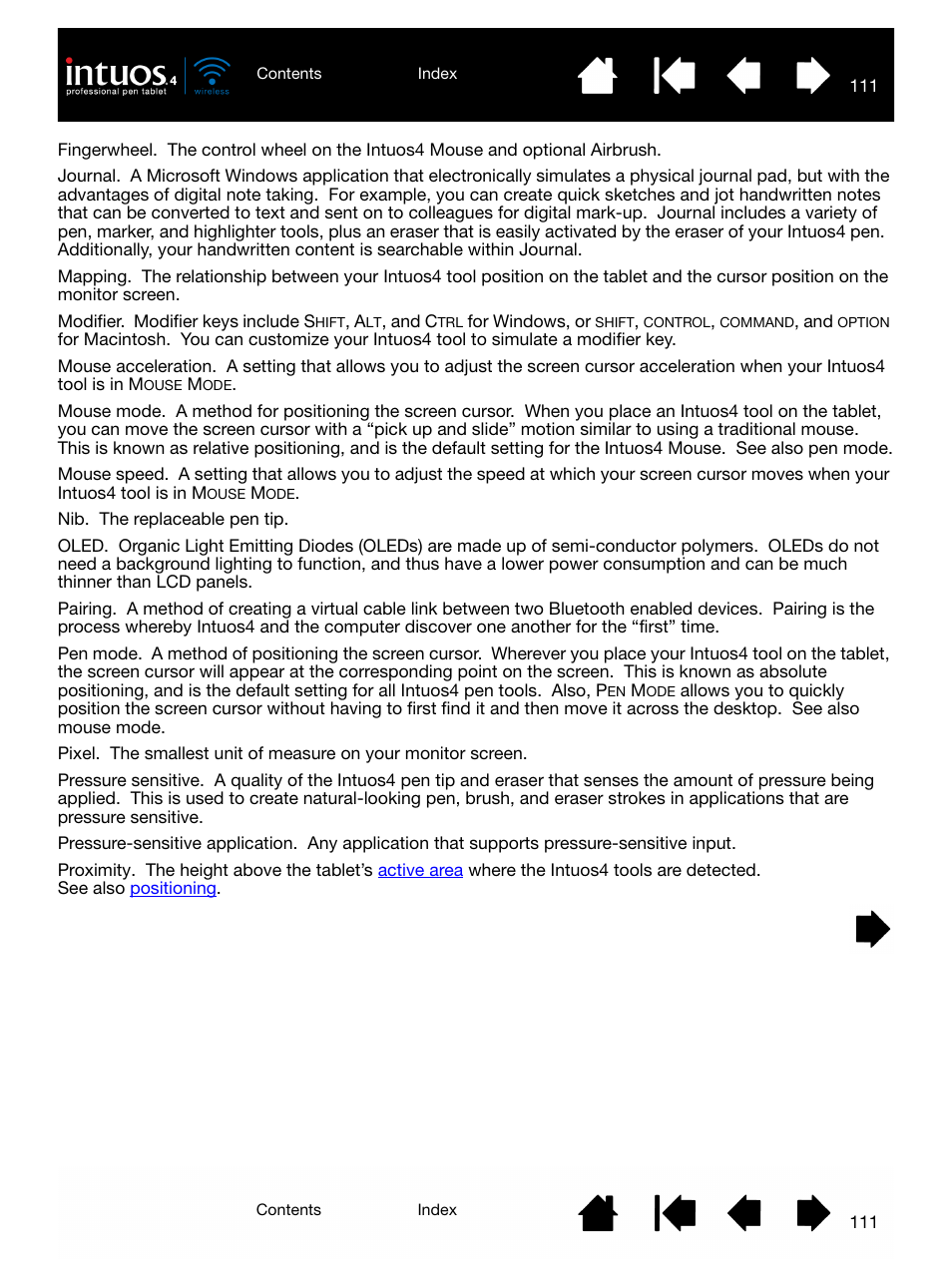 Pairing, Wher, Ouse | The default, Select, Roximity | Wacom INTUOS4 WIRELESS PTK-540WL User Manual | Page 111 / 116