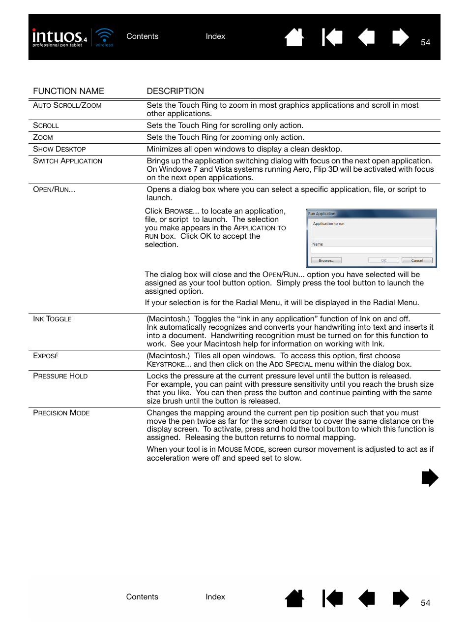Recision | Wacom INTUOS4 WIRELESS PTK-540WL User Manual | Page 54 / 116