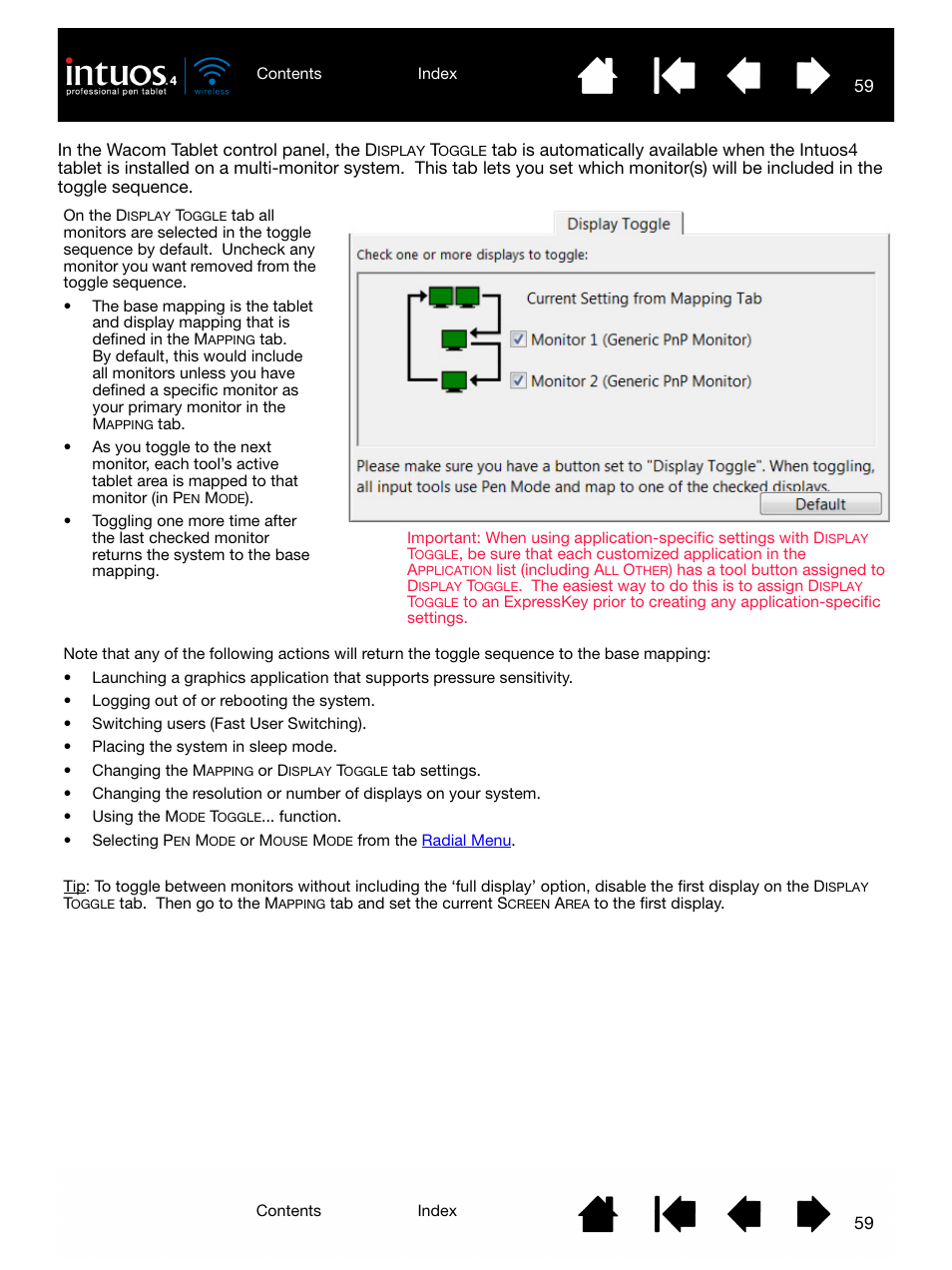 Wacom INTUOS4 WIRELESS PTK-540WL User Manual | Page 59 / 116