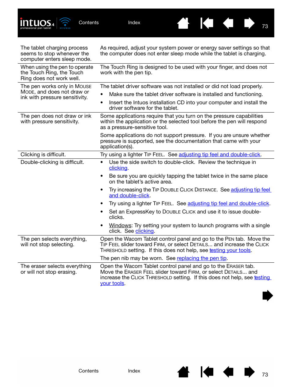 Wacom INTUOS4 WIRELESS PTK-540WL User Manual | Page 73 / 116