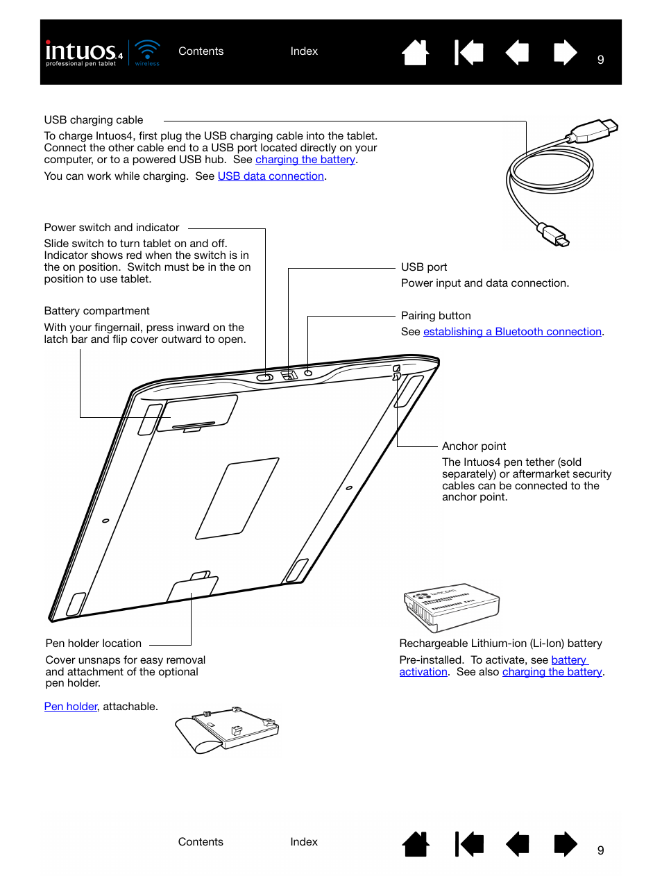 Wacom INTUOS4 WIRELESS PTK-540WL User Manual | Page 9 / 116
