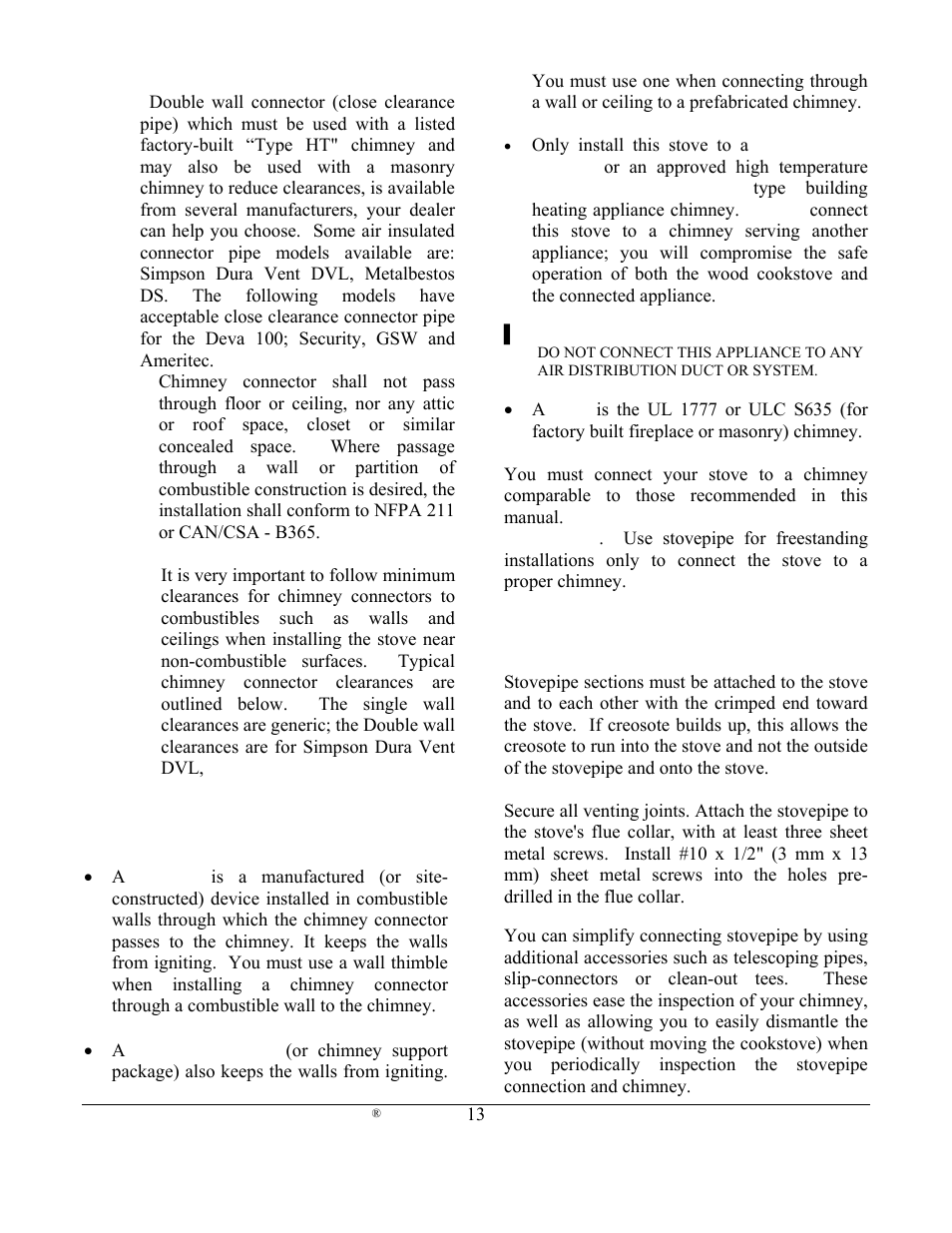 Weiman Products Deva 100 User Manual | Page 13 / 31