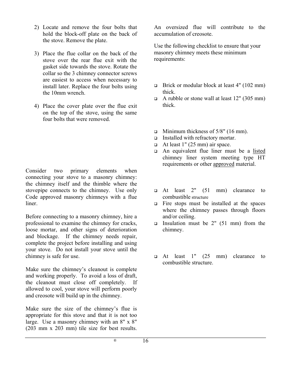 Weiman Products Deva 100 User Manual | Page 16 / 31