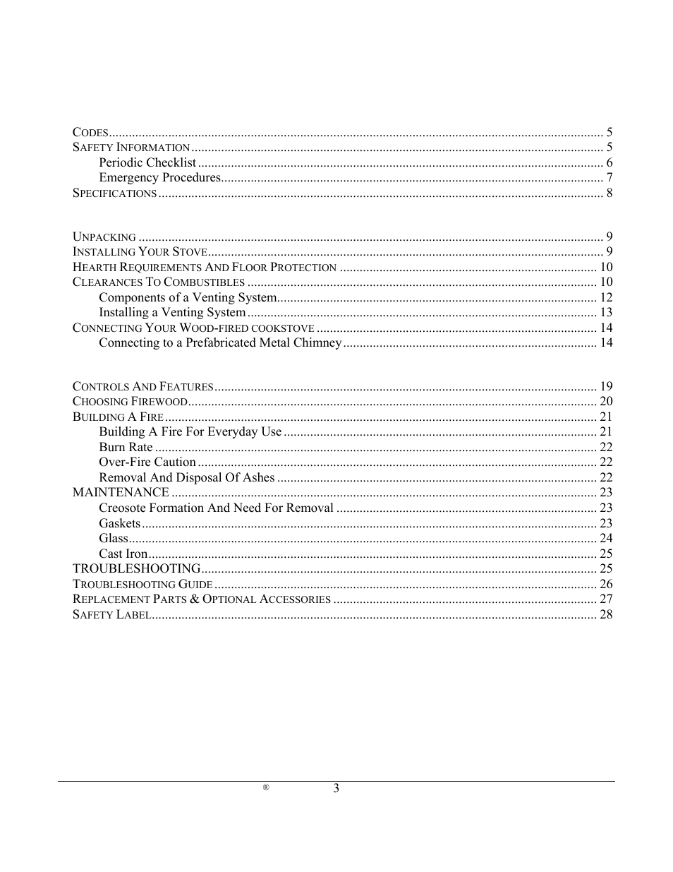 Weiman Products Deva 100 User Manual | Page 3 / 31