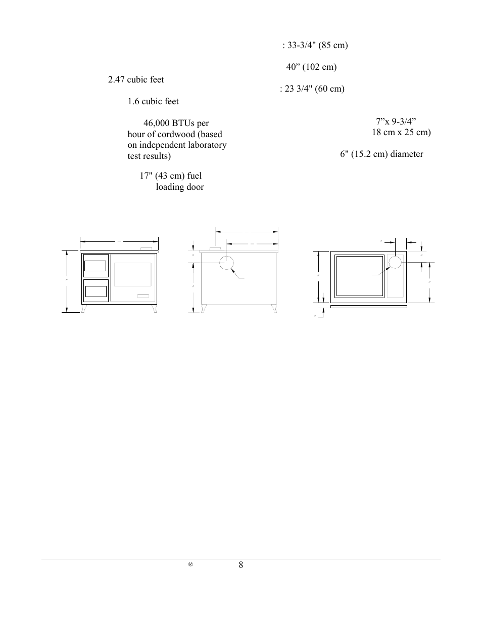 Specifications | Weiman Products Deva 100 User Manual | Page 8 / 31