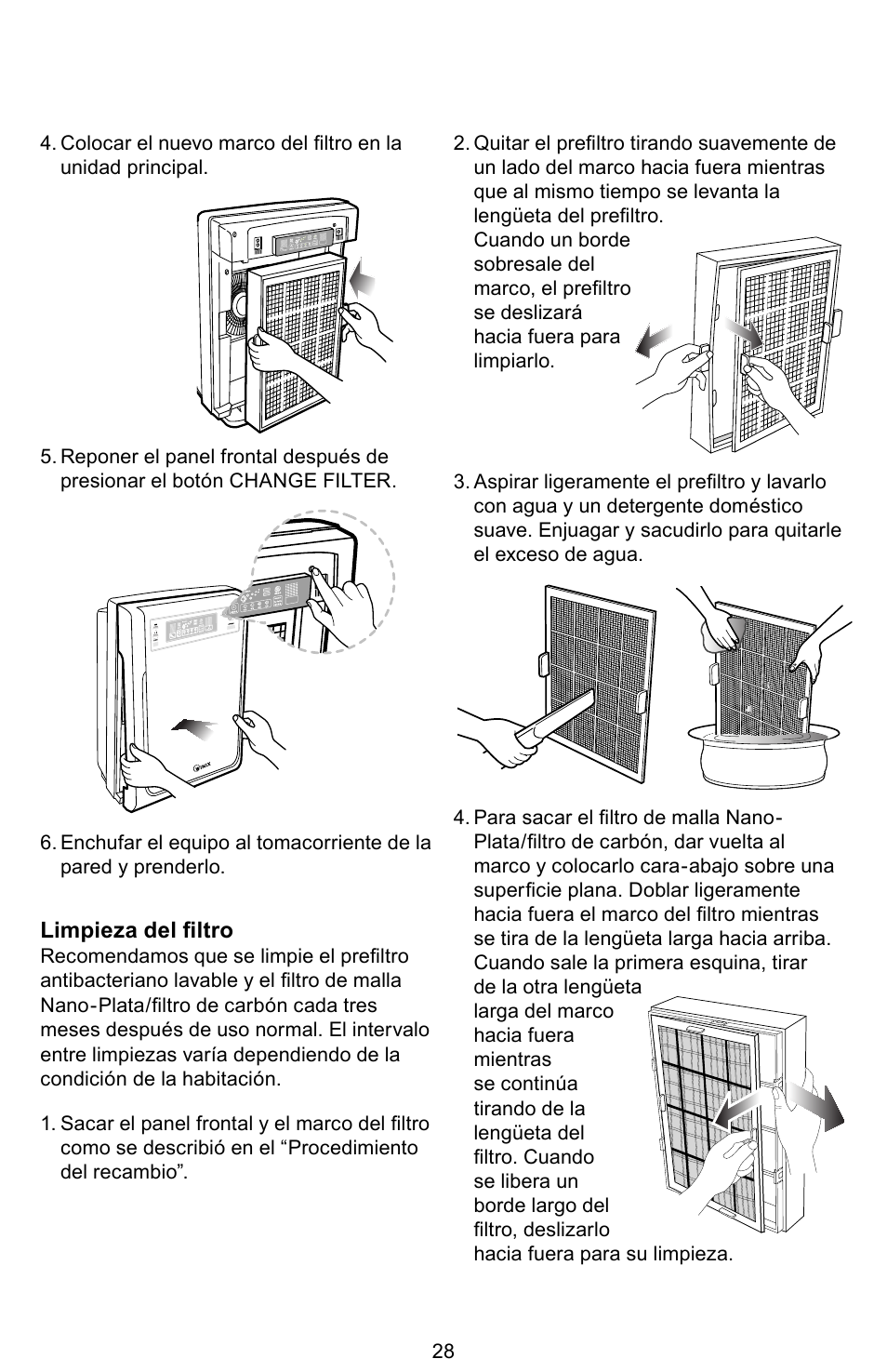Winix PLASMAWAVE WAC-9000 User Manual | Page 29 / 32