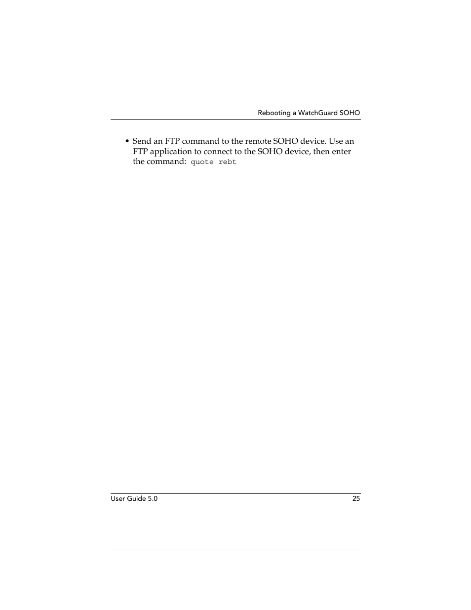 WatchGuard Technologies SOHO User Manual | Page 25 / 118
