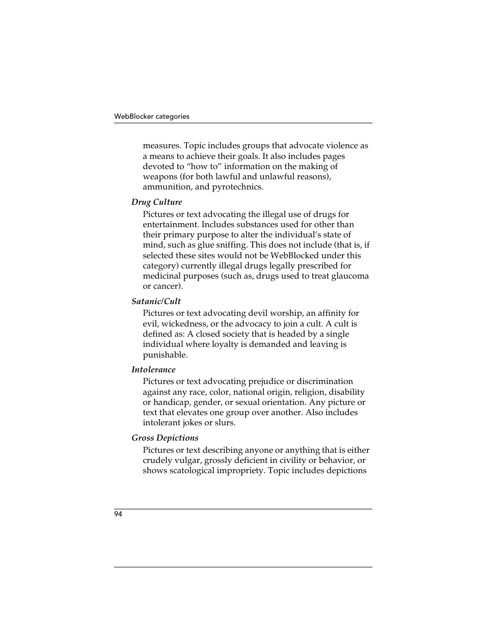 WatchGuard Technologies SOHO User Manual | Page 94 / 118