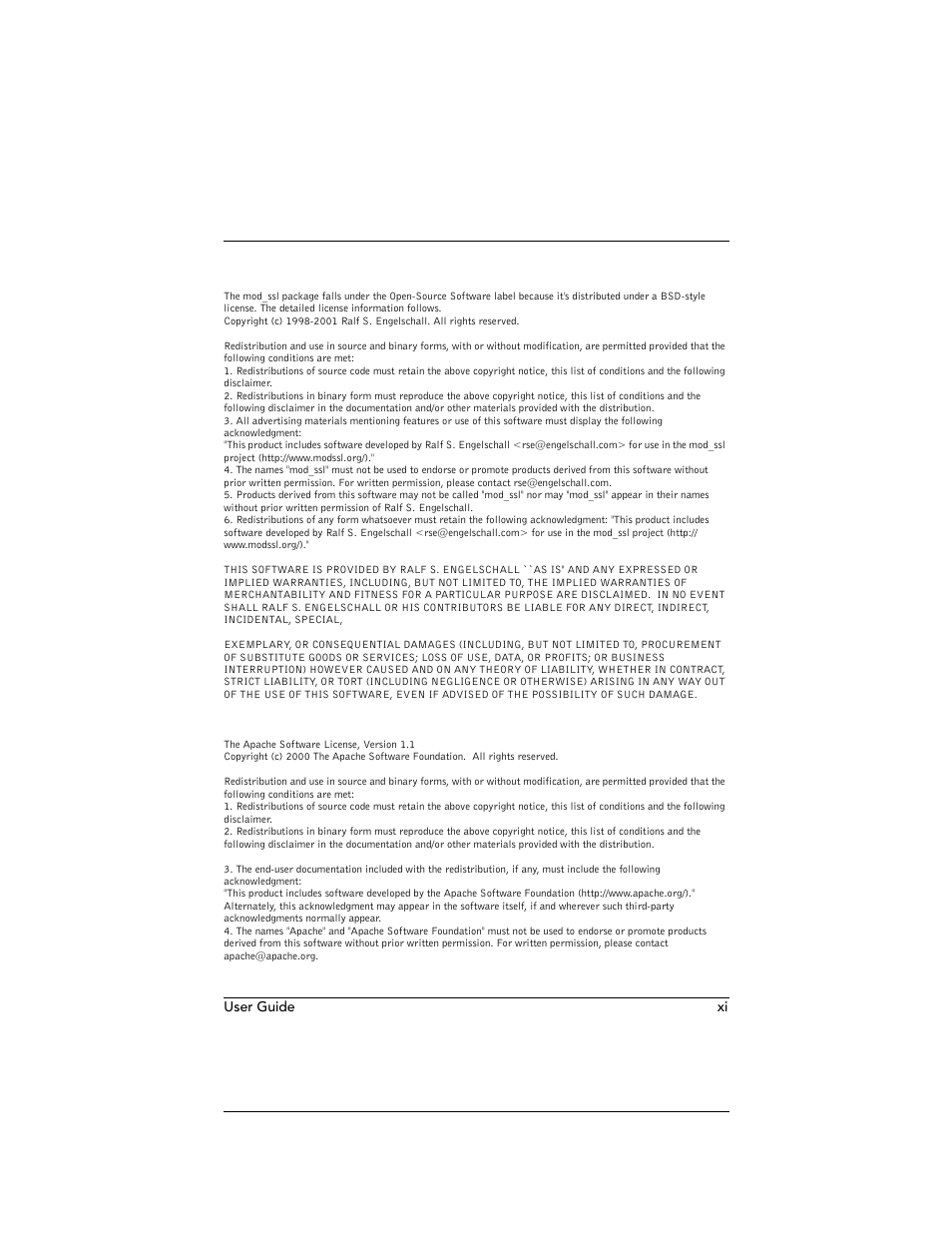 User guide xi | WatchGuard Technologies WatchGuard Firebox SOHO 6 User Manual | Page 11 / 140