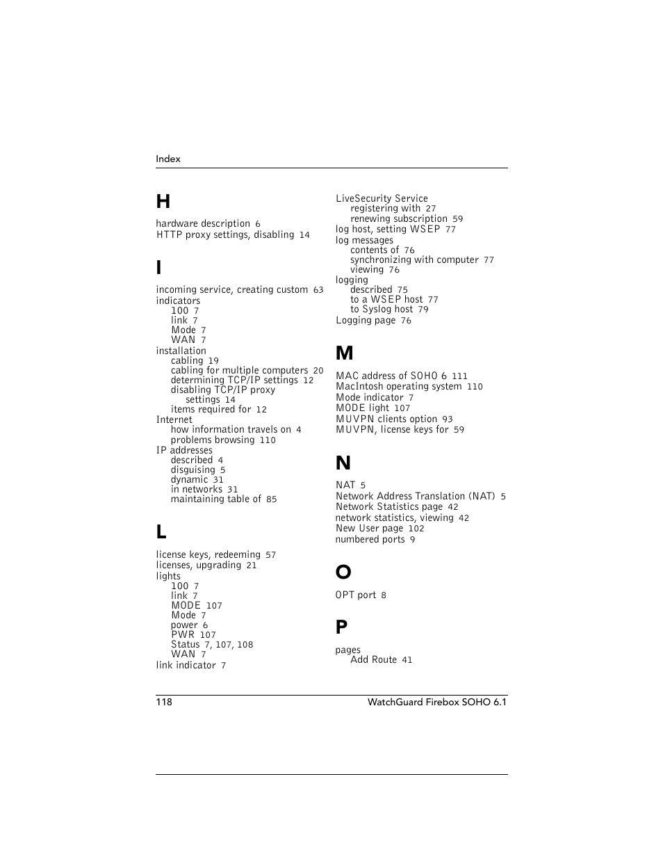 WatchGuard Technologies WatchGuard Firebox SOHO 6 User Manual | Page 136 / 140