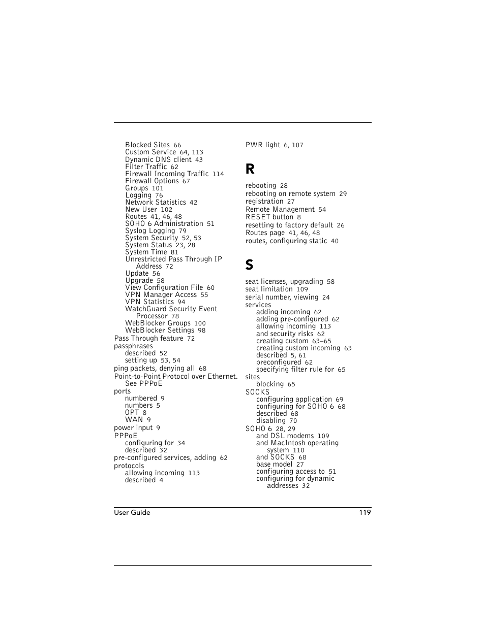 WatchGuard Technologies WatchGuard Firebox SOHO 6 User Manual | Page 137 / 140