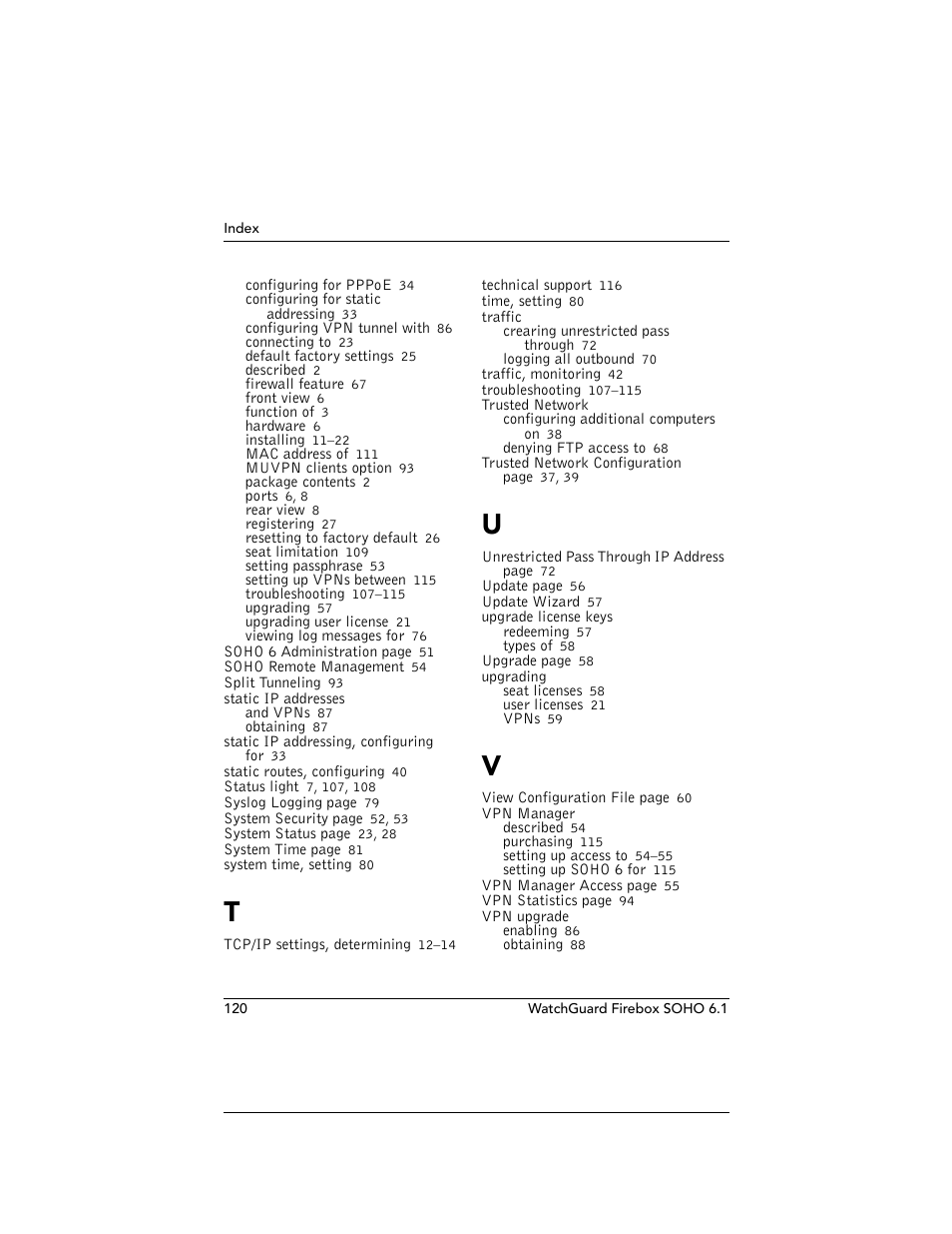 WatchGuard Technologies WatchGuard Firebox SOHO 6 User Manual | Page 138 / 140