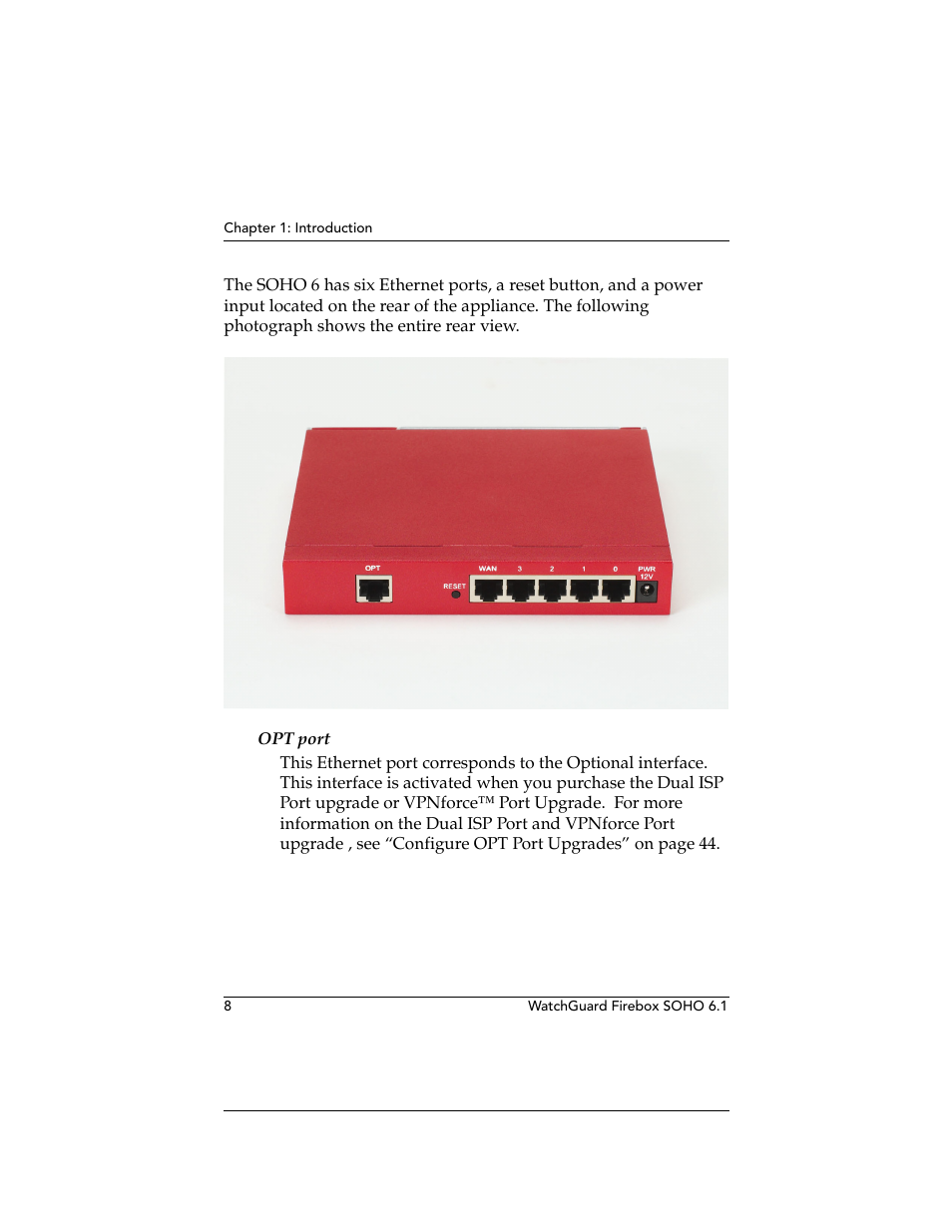 WatchGuard Technologies WatchGuard Firebox SOHO 6 User Manual | Page 26 / 140