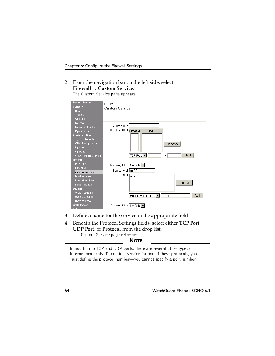 WatchGuard Technologies WatchGuard Firebox SOHO 6 User Manual | Page 82 / 140