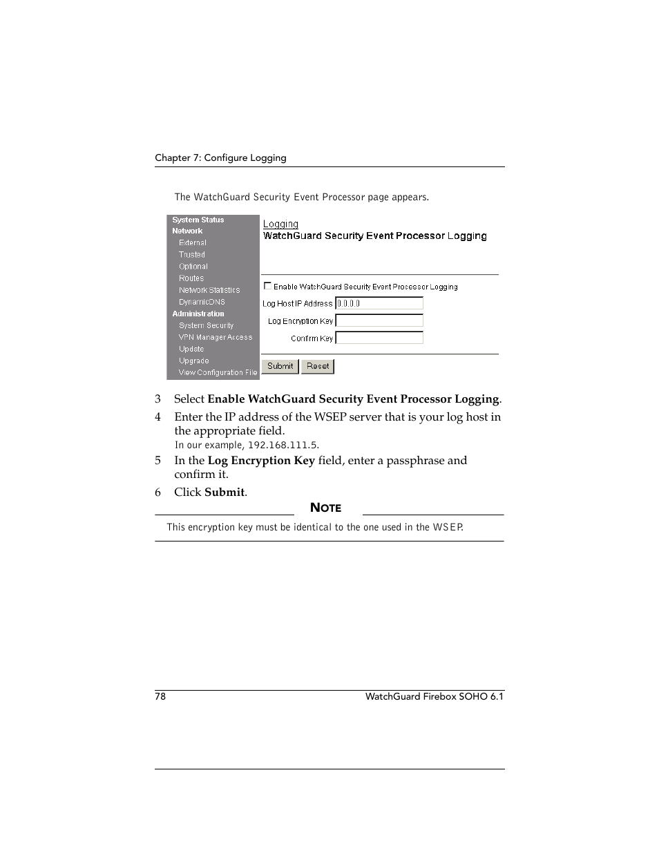 WatchGuard Technologies WatchGuard Firebox SOHO 6 User Manual | Page 96 / 140