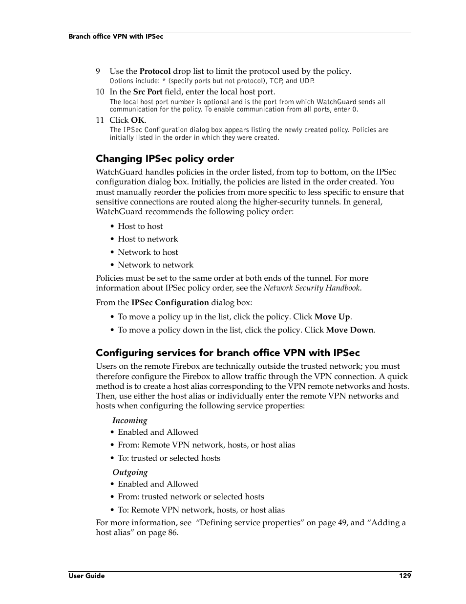 WatchGuard Technologies FireboxTM System 4.6 User Manual | Page 139 / 170