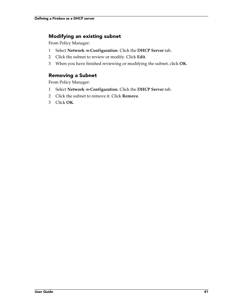 WatchGuard Technologies FireboxTM System 4.6 User Manual | Page 51 / 170