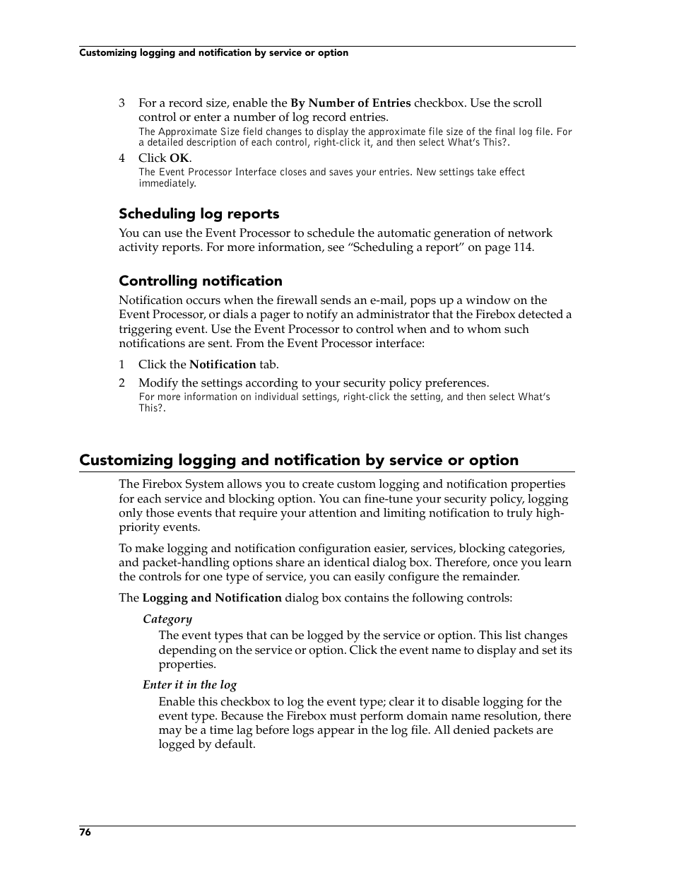 WatchGuard Technologies FireboxTM System 4.6 User Manual | Page 86 / 170