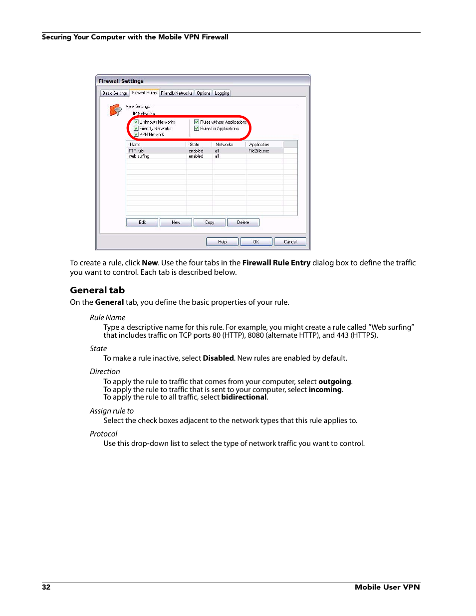 General tab | WatchGuard VPN v10.0 User Manual | Page 34 / 38