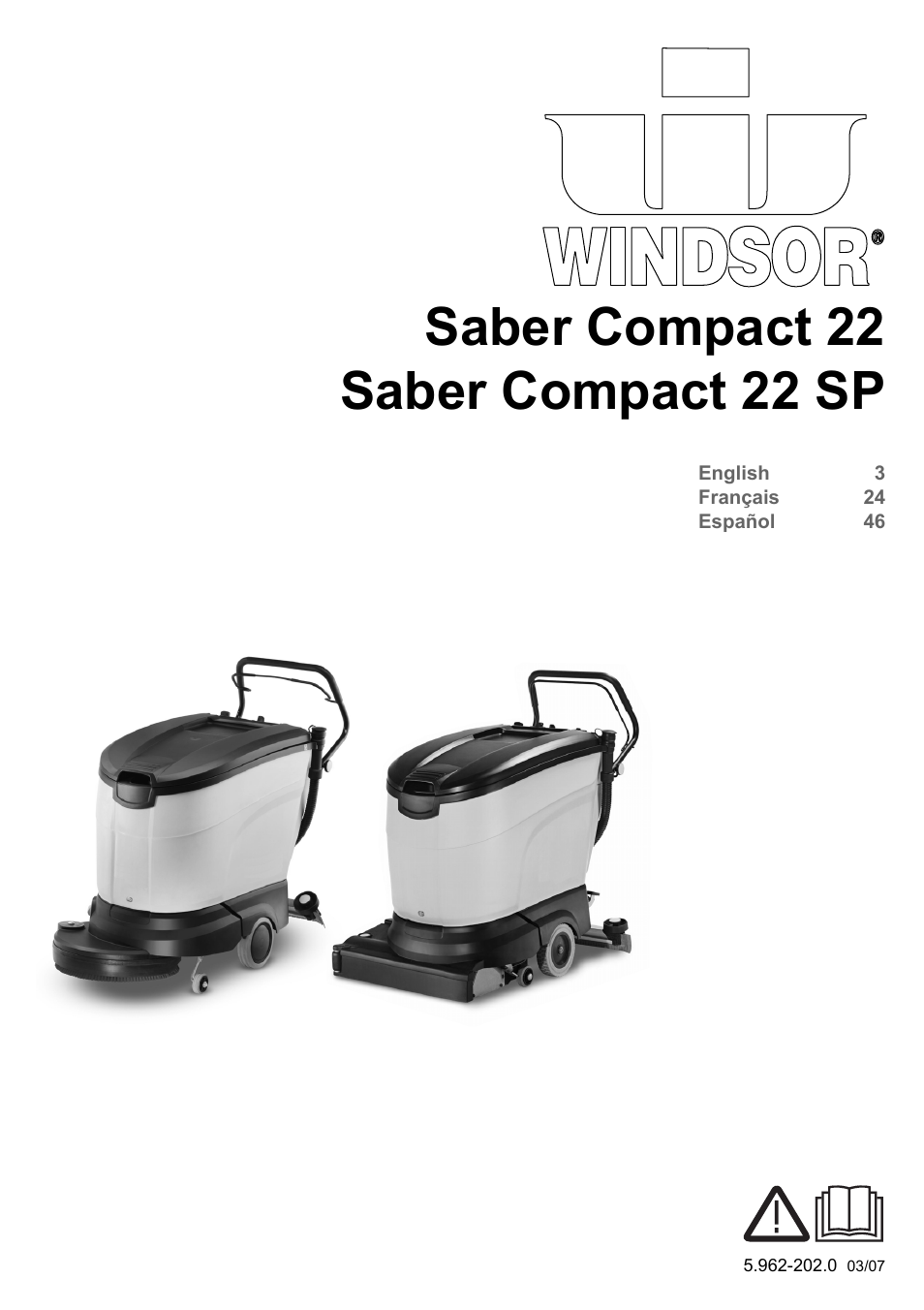Windsor Saber Compact 22 User Manual | 72 pages