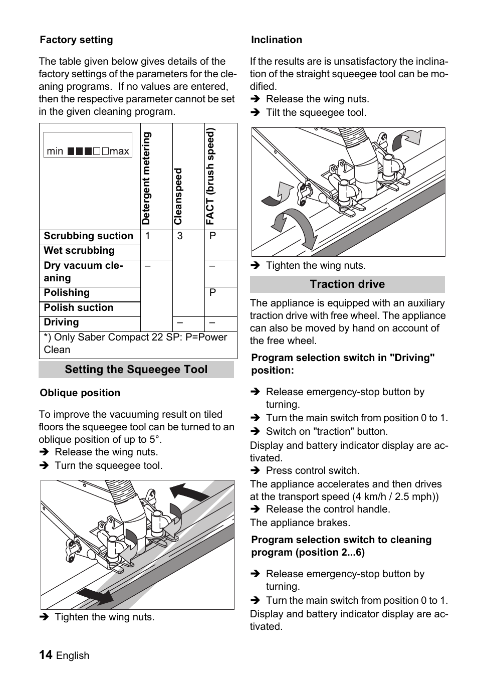Windsor Saber Compact 22 User Manual | Page 14 / 72