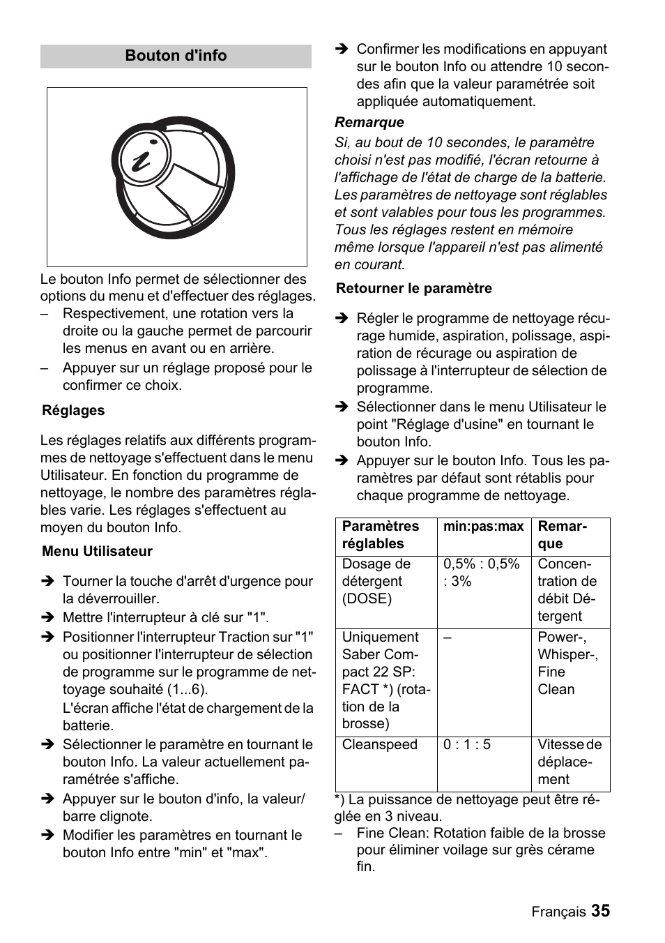 Windsor Saber Compact 22 User Manual | Page 35 / 72
