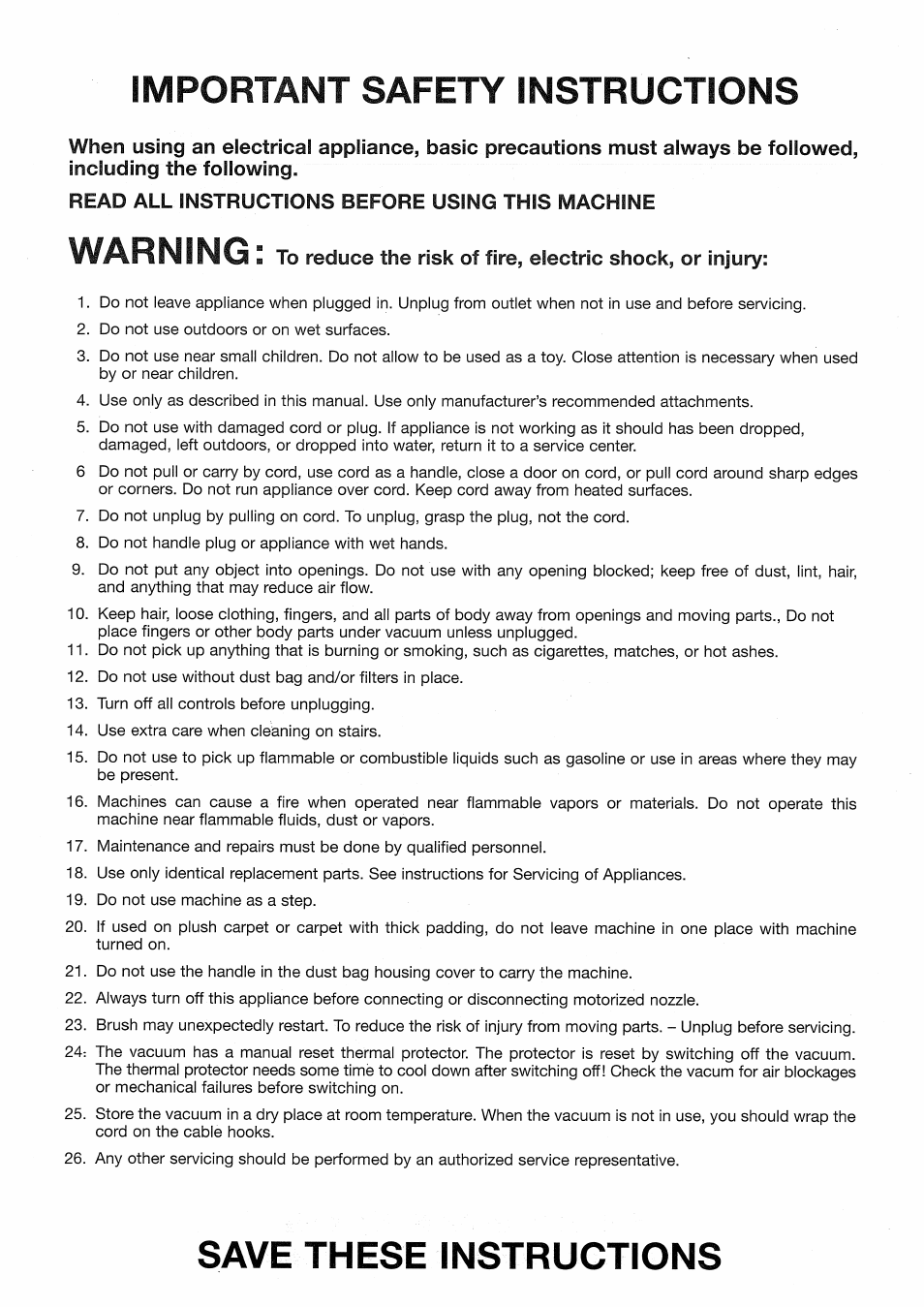 Windsor SRXP15 User Manual | Page 2 / 18