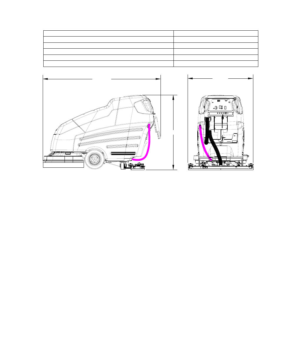 86039100 p3-2, Technical specifications | Windsor Walk Behind Scrubber SCX326 User Manual | Page 9 / 33