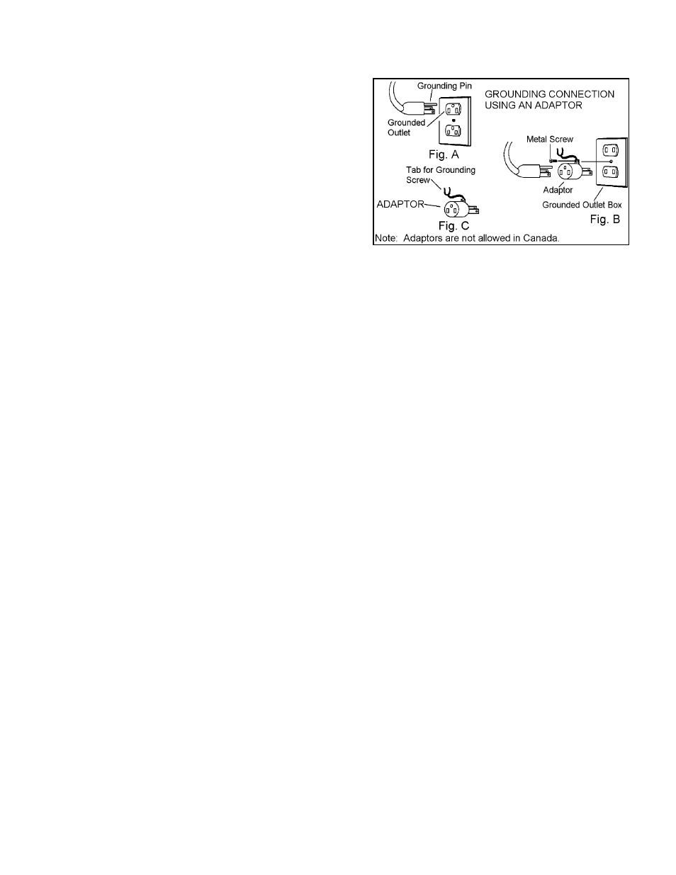603-750-0 pg2-3, Grounding instructions | Windsor PJ2AIE User Manual | Page 7 / 12