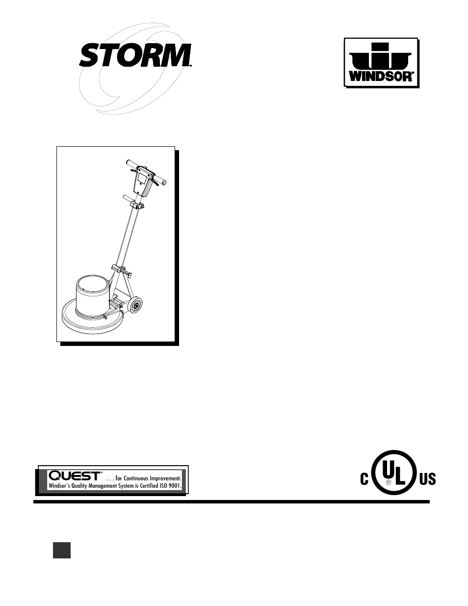 Windsor STORM SP17 User Manual | 26 pages