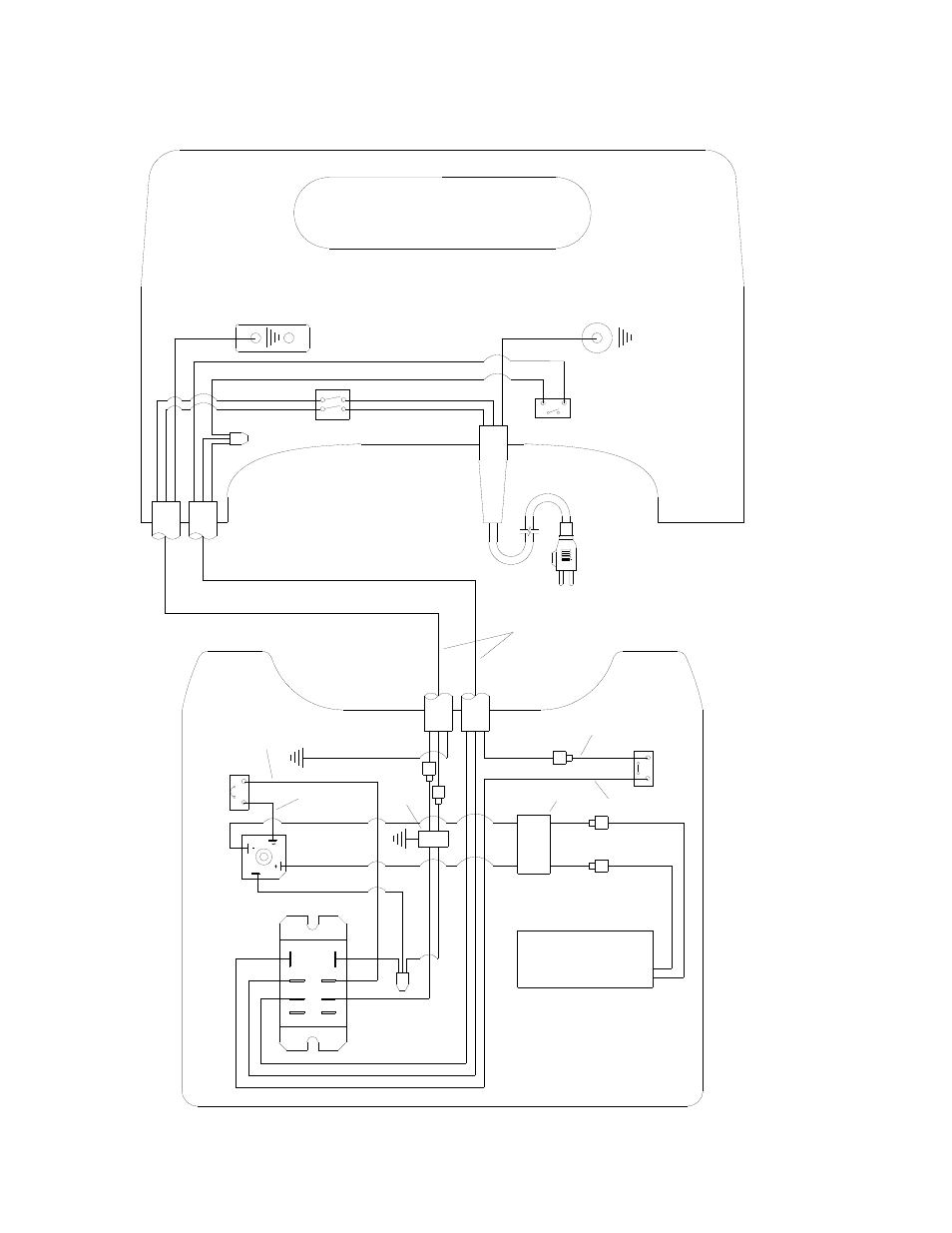 Wiring-230v, N.o. green, On/off blk | Windsor Carpet Maintainer IMIE17 10066550 User Manual | Page 42 / 50