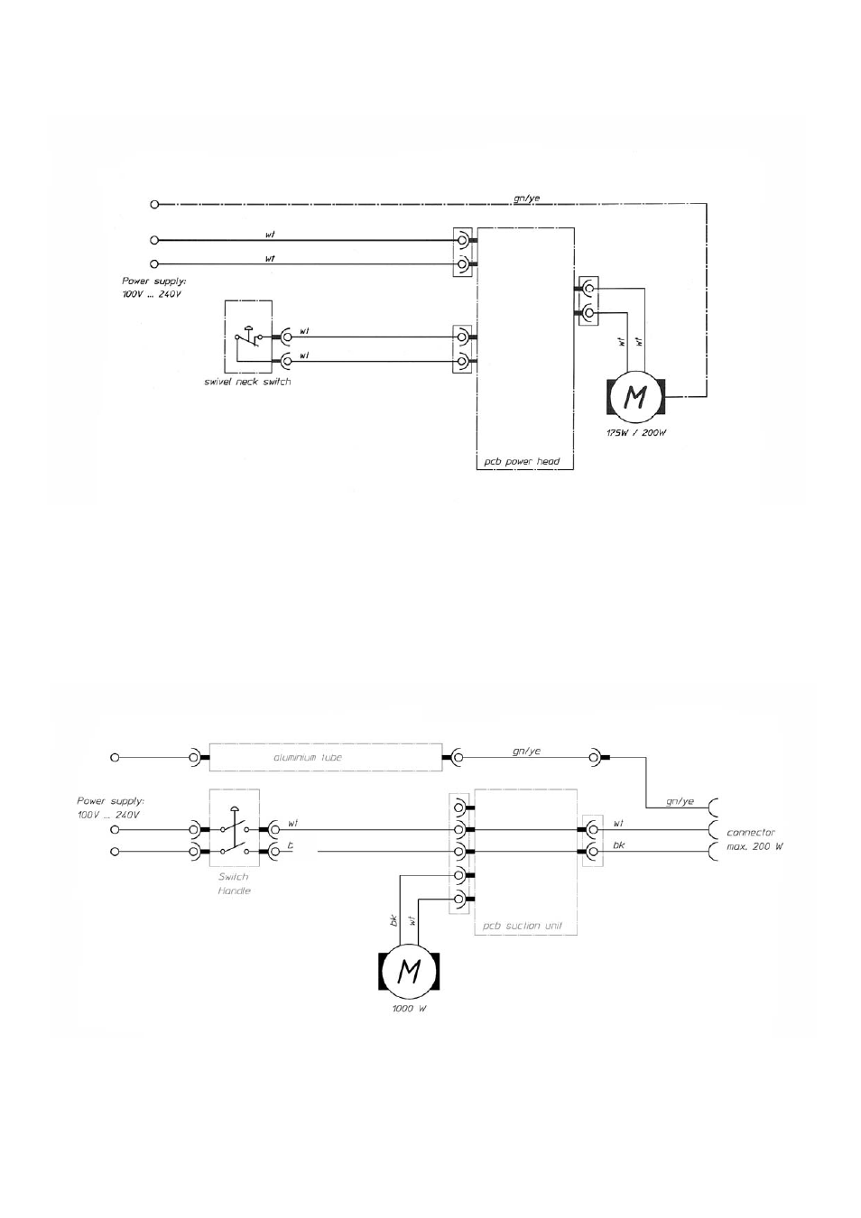 Wiring diagrams | Windsor AXCESS 12 1.012-062.0 User Manual | Page 48 / 52