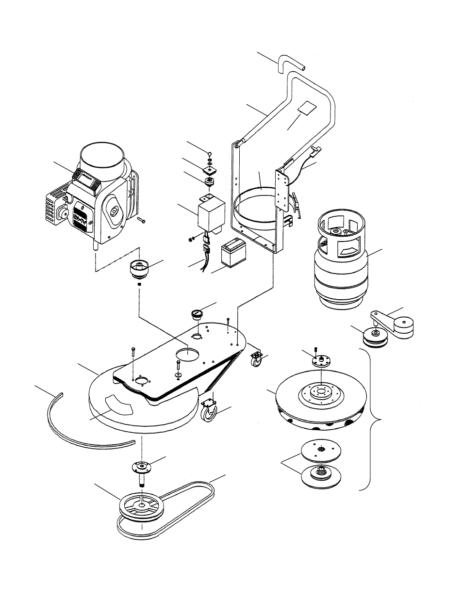 86039180pg5-3, 24” deck group | Windsor Lightning L24ER22 User Manual | Page 16 / 28