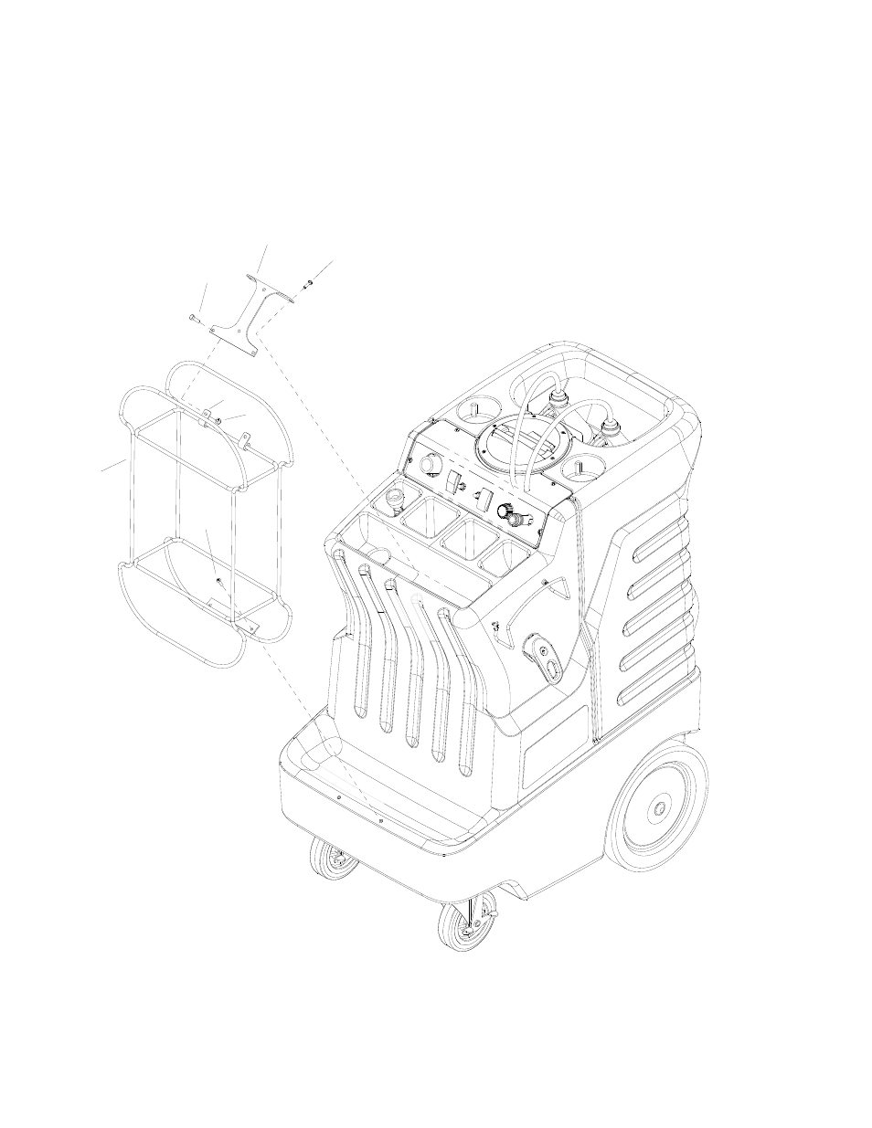 630-521-0 - pg6-1doc, Vac hose rack - option | Windsor Compass 2 10070570 User Manual | Page 50 / 62