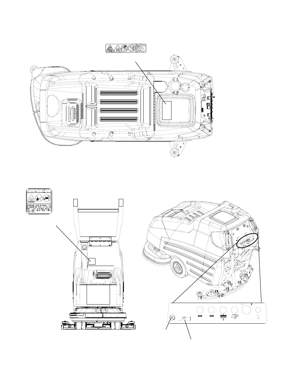 86039080 p2-3, Safety label location | Windsor Saber Cutter SCXC264 User Manual | Page 7 / 33