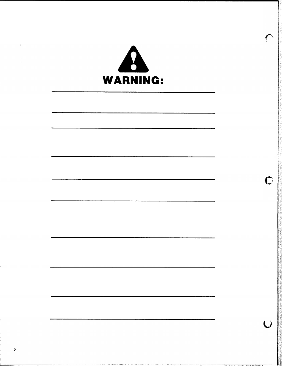 Operator safety instructions | Windsor COMPACT PTC17 User Manual | Page 2 / 15