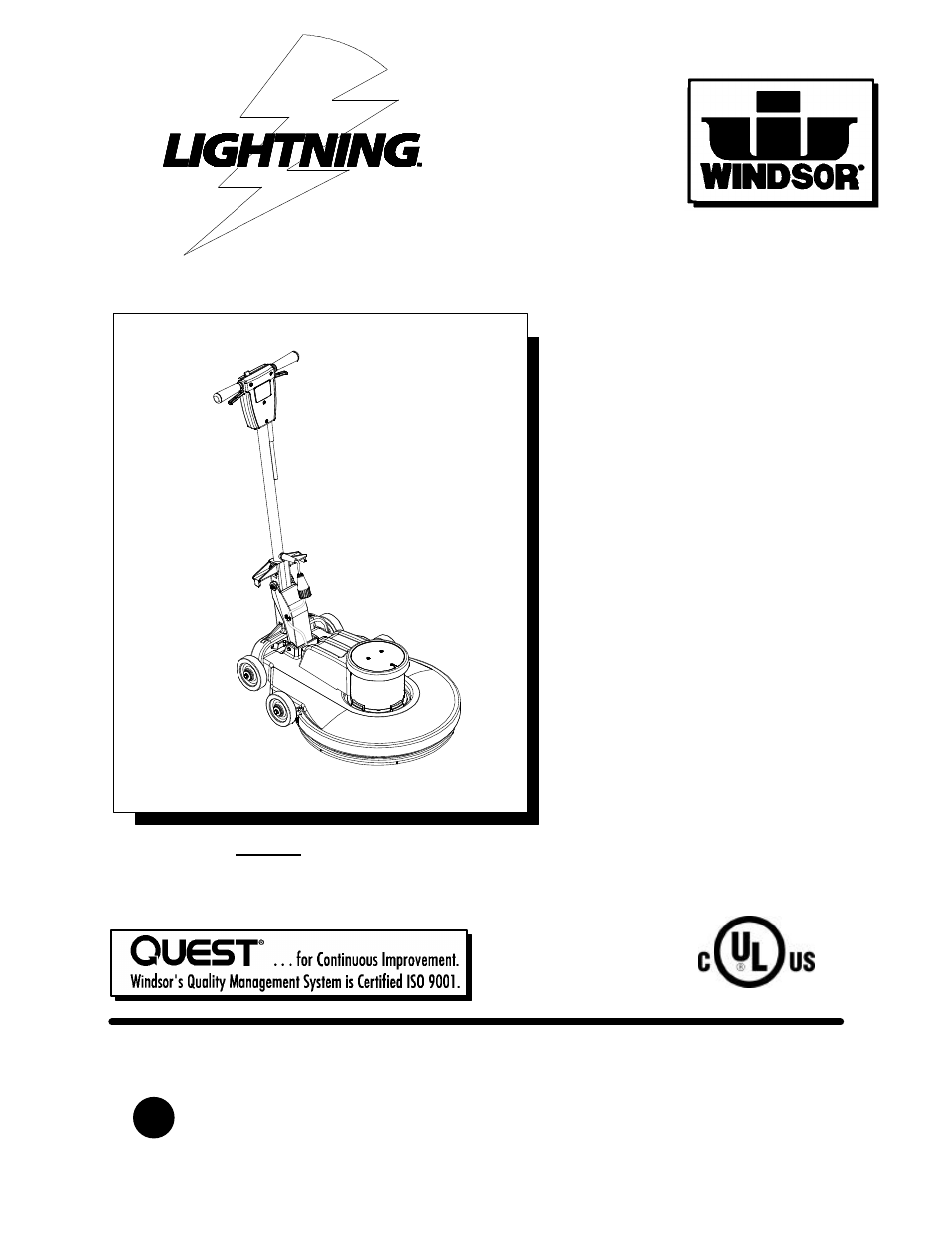 Windsor High Speed Burnisher LB2000 User Manual | 28 pages