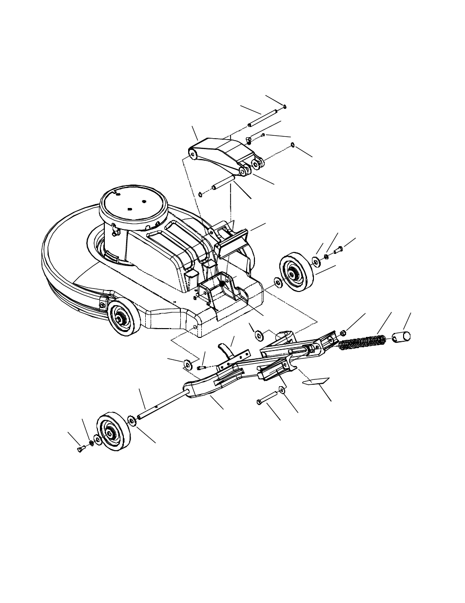 Lower handle group | Windsor High Speed Burnisher LB2000 User Manual | Page 18 / 28