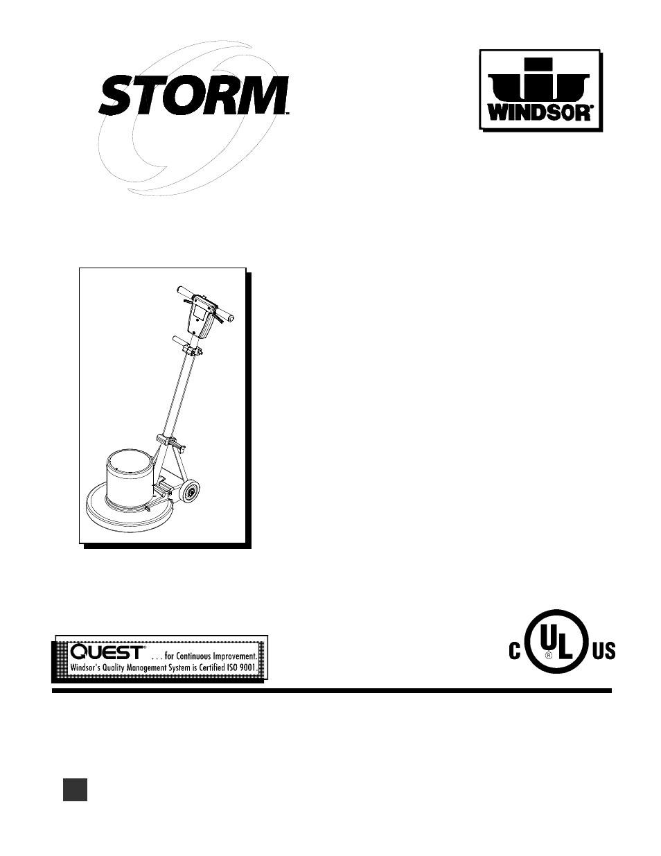 Windsor STORM SP20 User Manual | 24 pages