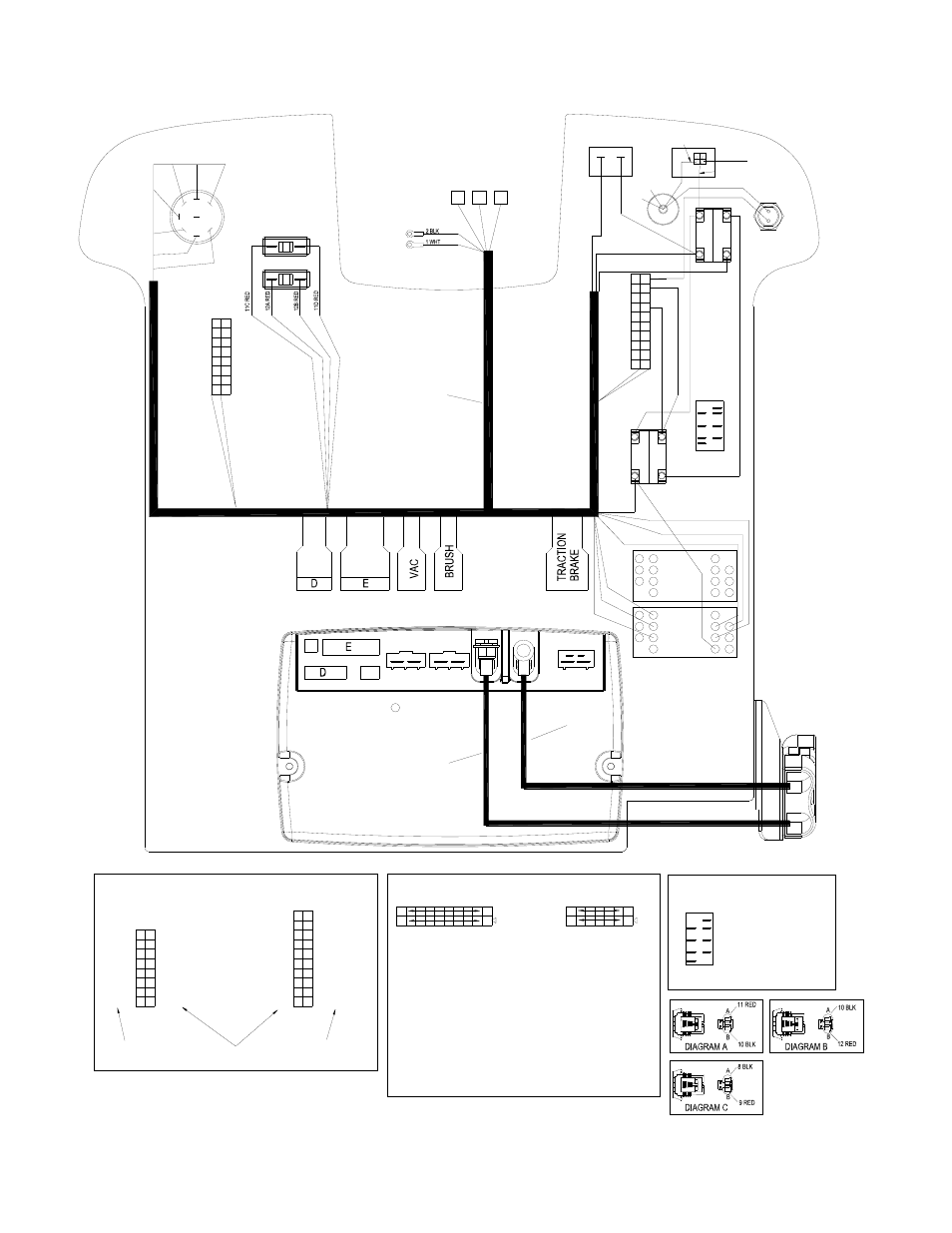 Wiring-control panel | Windsor Chariot Scrubber 10061160 User Manual | Page 118 / 144