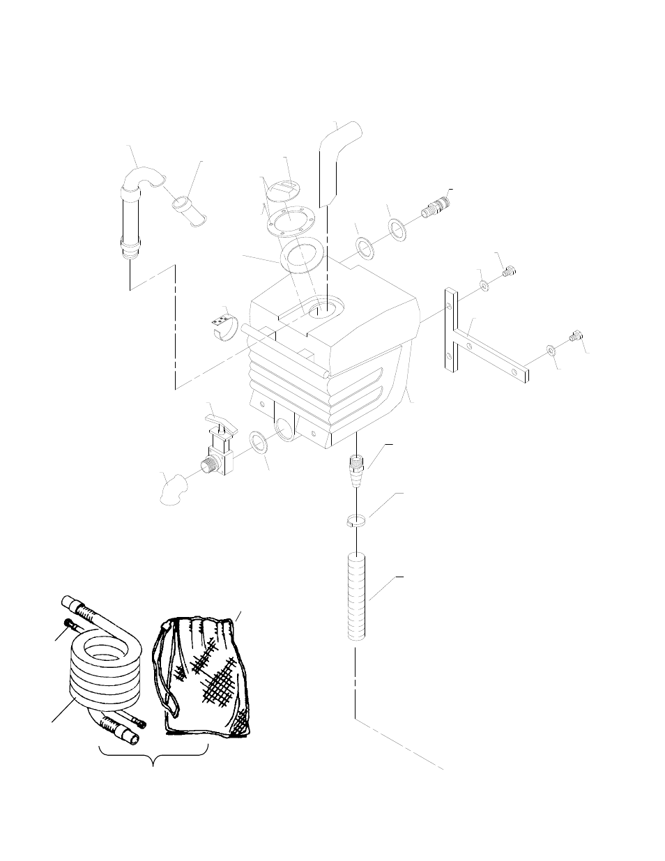 86038260-p5-1, Recovery tank assembly | Windsor 10070090 User Manual | Page 16 / 20