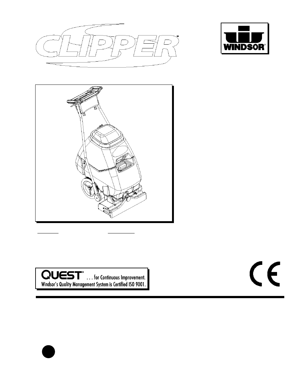 Windsor Clipper CLP12IB User Manual | 23 pages