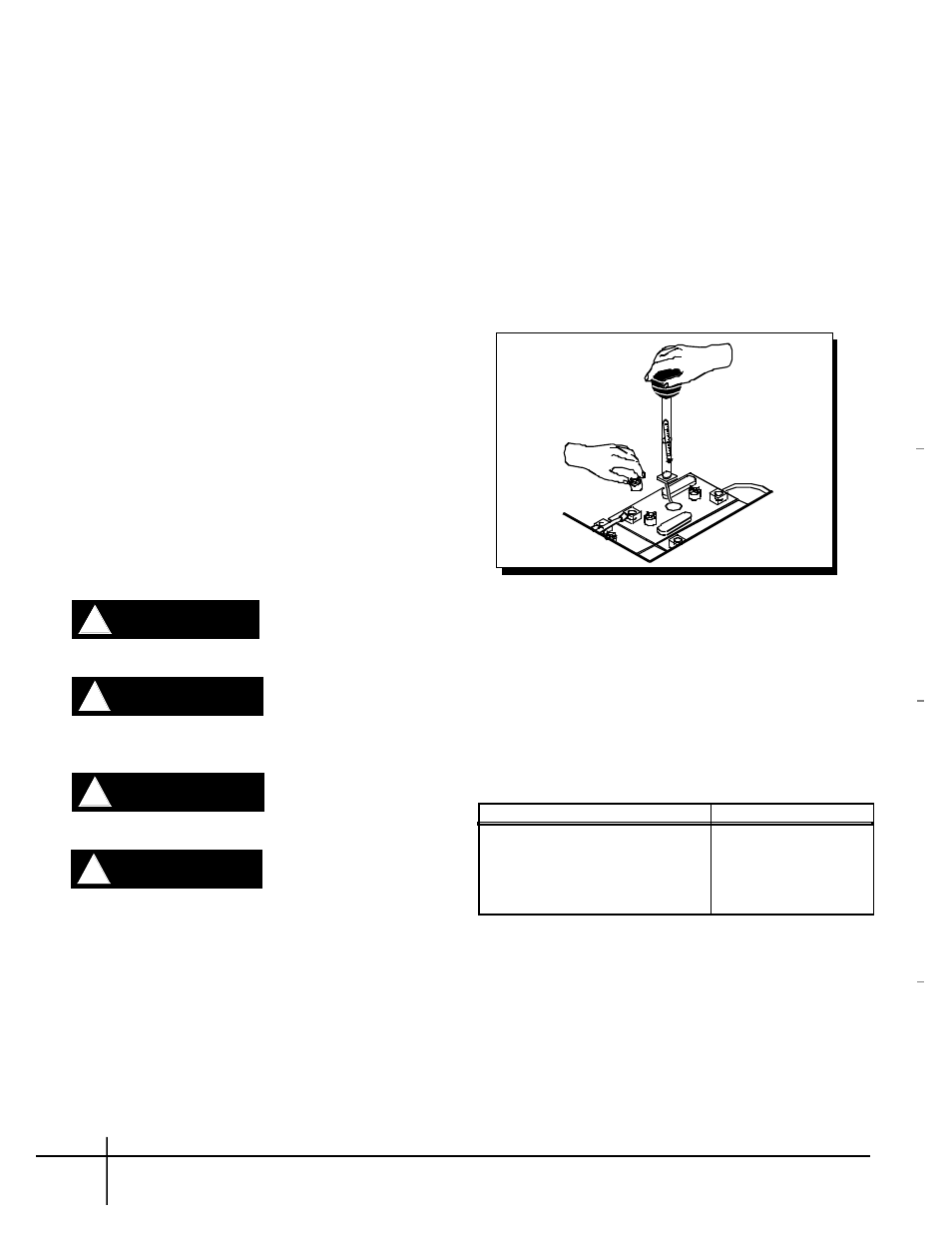 Warning ! caution ! warning ! warning, 12 batteries | Windsor SABER S34SP User Manual | Page 12 / 17