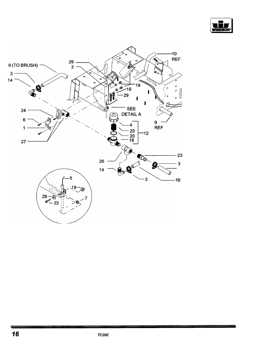 Group, Valve | Windsor TRIDENT COMPACT TCZOE User Manual | Page 16 / 26
