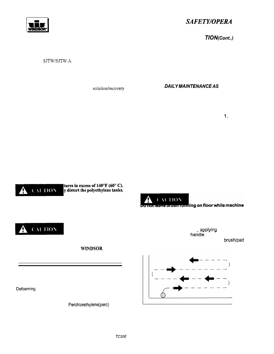 Tions | Windsor TRIDENT COMPACT TCZOE User Manual | Page 5 / 26