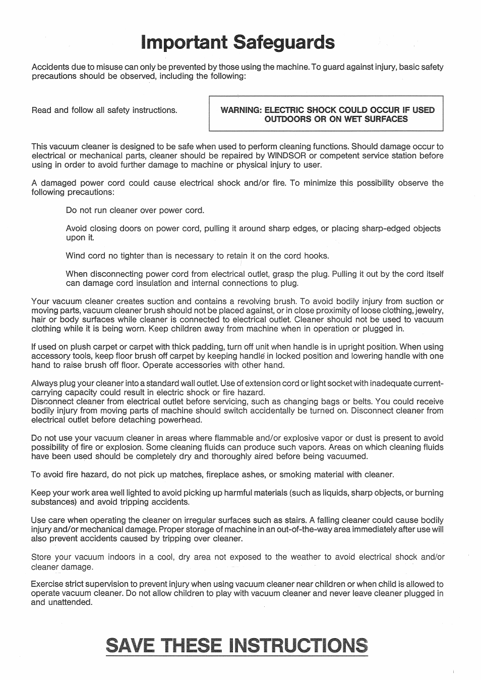 Windsor Sensor SRXP18IA User Manual | Page 6 / 18